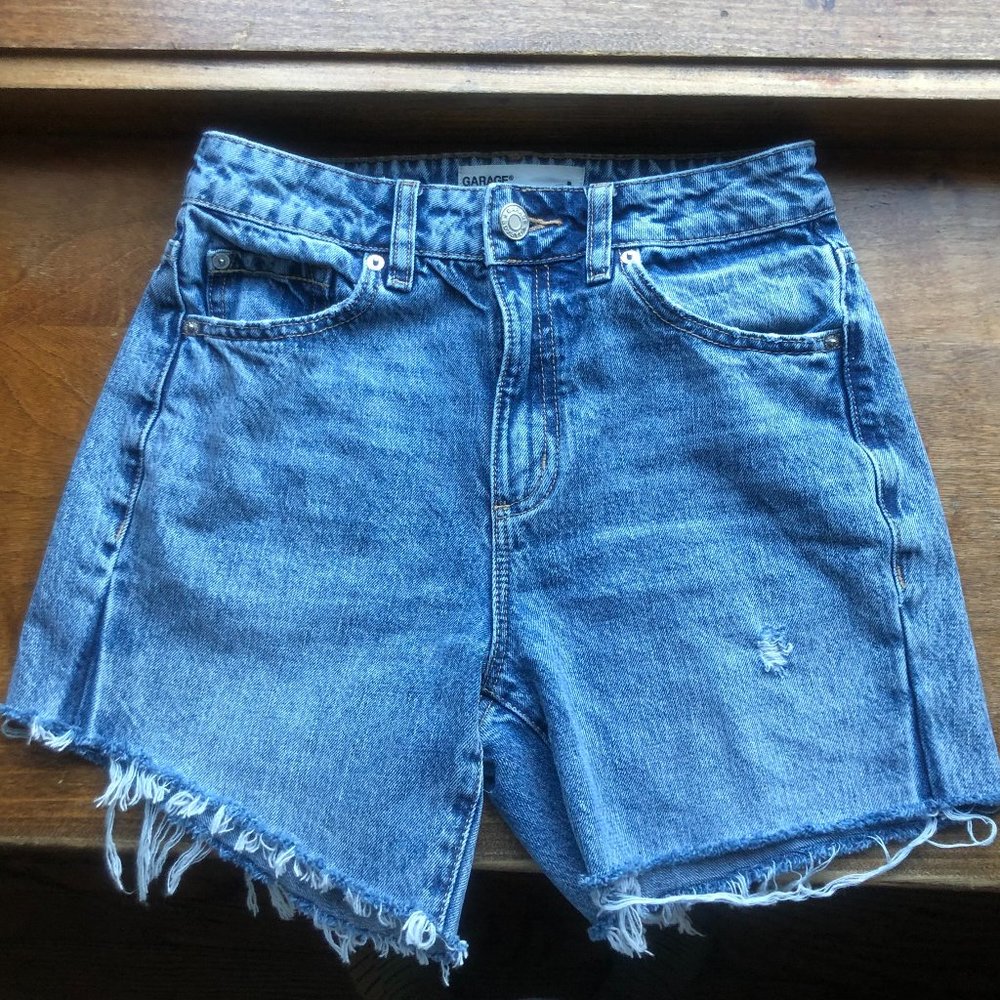 High-Rise Jean Shorts